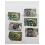 3- 1893 & 3- 1898 US POSTAL STAMPS