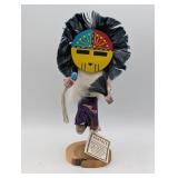 W. YAZZIE NAVAJO SUNFACE KACHINA 10"