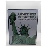 UNITED STATES LIBERTY STAMP ALBUM FULL OF STAMPS