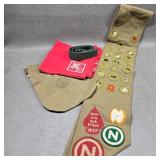 Vintage Boy Scouts of America Merit Badge Sash w/