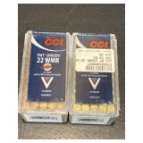 CCI 22 Win Mag / WMR Ammunition , 2 Boxes, 100 Rds