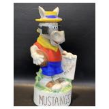 ï¿½72 SMU Mustangs Football McCormick Decanter ,