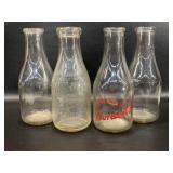 4 Qt Glass Milk Bottles: Midwest Purity &