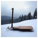 Antique Lightning Scooter Sled