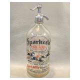 Vintage Sparkeeta Club Soda Bottle , Sparkletts