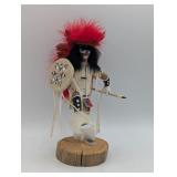 NATIVE AMERICAN WARRIOR BY Y. JONES KACHINA DOLL