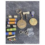 VINTAGE MILITARY RIBBON BARS, INDEPENDENCE DAY