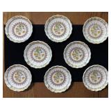 8 Butter Pats Copeland Spode Buttercup Vintage