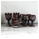 Avon Ruby Red Glassware