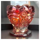 Imperial Carnival Glass Egg Cup/ Toothpick Holder
