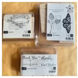 Lot of Unused Stampinï¿½ Up Stamps Crafting