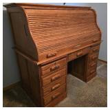 Oak Roll Top Desk