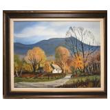 1968 Bill Steele Original Painting on Canvas