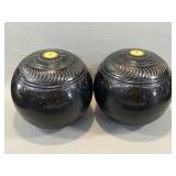 2 Vintage Taylor Ralph Tyrolite Lawn Bowling