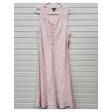 New Nautica Linen Blend Dress Sz 14