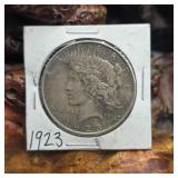 1923 Silver Peace Dollar