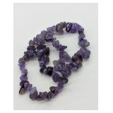 2- AMETHYST NUGGET BRACELETS