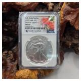 NGC MS70 2021 Silver Eagle South Carolina