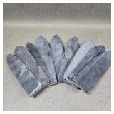 Collection of Natural Stone Preforms for Spear Hea