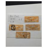 1934 U.S. AIR POST STAMPS