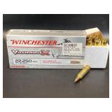 Winchester 22-250 Ammunition , 1 Box, 20 Rds
