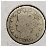 1884 Liberty V Nickel