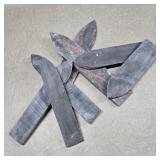 Collection of Natural Stone Preforms for Spear Hea