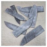 Collection of Natural Stone Preforms for Knife