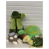 5 Plush Turtles , Little Tikes , Sock Turtle + ,