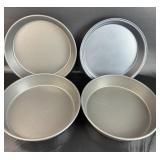 4 Round Baking/ Cake Pans