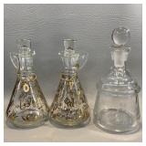 Vintage Georges Briard Oil & Vinegar Cruet set +