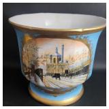 Continental 19th-20th Century Porcelain Cachepot