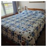 81" x 93" Wedding Ring Quilt