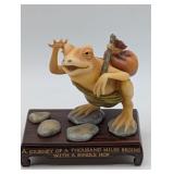 FROG OF FORTITUDE BY ANNA KANG HAND PAINTED THE