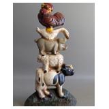 Door Stop Cast Iron Vintage Farm Animals