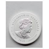 1.5 OZ FINE SILVER AUSTRALIAN SPOTTED EAGLE RAY