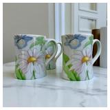 4 Fitz & Floyd Jardin de Printemps Fine Porcelain