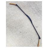 LONG BOW W/ NICE TEXTURED BLACK WRAP