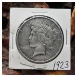 1923 Silver Peace Dollar
