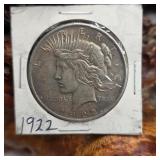1922 Silver Peace Dollar