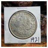 1921 Morgan Silver Dollar