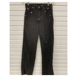 HOP-A-LONG CASSIDY BLACK JEANS SIZE 14 BY BLUE