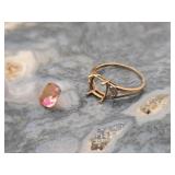 10kt Gold & Sapphire Ladies Ring