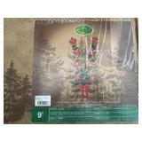 9ï¿½ Enchanted Forest Fiber Optic Poinsettia