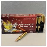Hornady 204 Ruger Ammunition , 1 Box , 20 Rounds