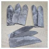Collection of Natural Stone Preforms for Knife
