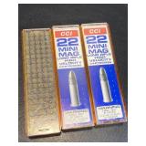 CCI 22 LR Mini Mag Ammunition, 3 Boxes, 300 Rds