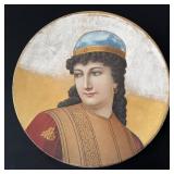 Large Stunning Orientalist Portrait Charger