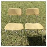 2 Mid Century Heywood Wakefield School Chairs -