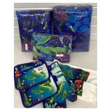 SEA TURTLE & FISH QUEEN SIZE BEDDING W/ HAWAII